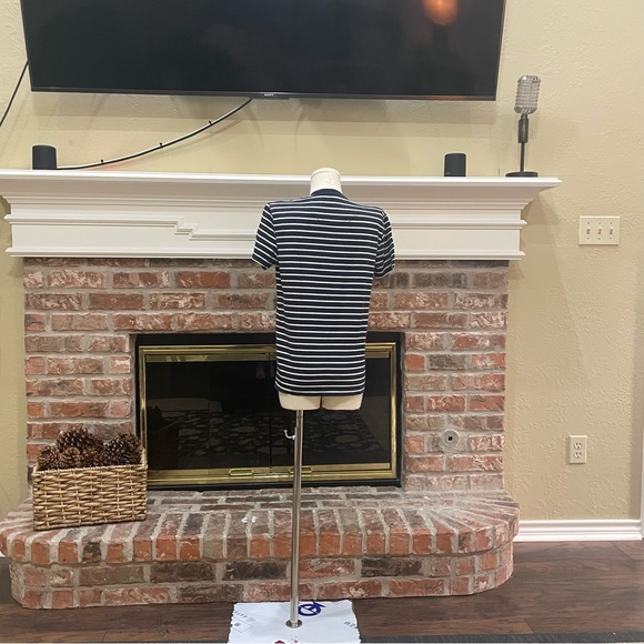 Hollister navy blue and white striped tee with logo / XS / Excellent condition - Picture 10 of 13